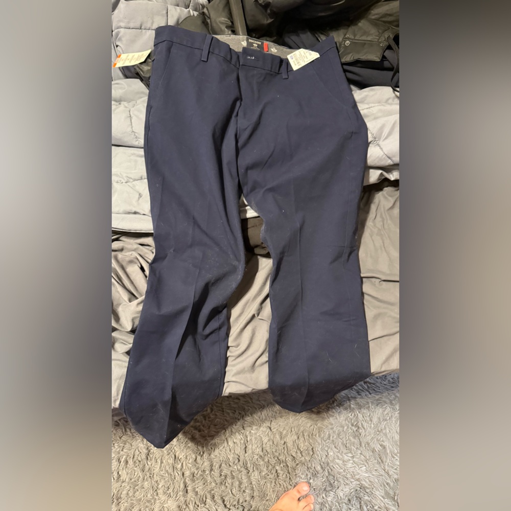 Slim fit chinos with tags